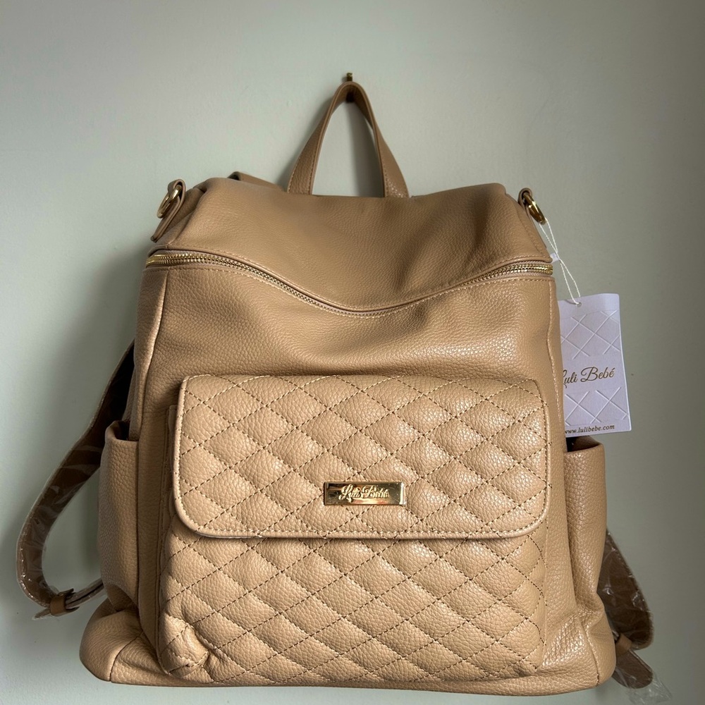 Luli Bebé Monaco Diaper Bag | Latte Brown